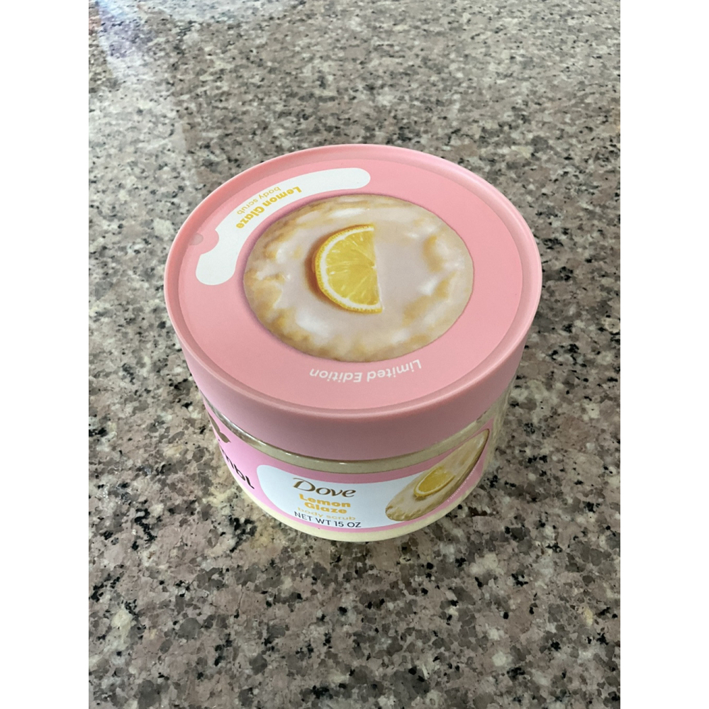 Dove X Crumbl Body Scrub Lemon Glaze 15 oz BRAND NEW - Picture 3 of 7